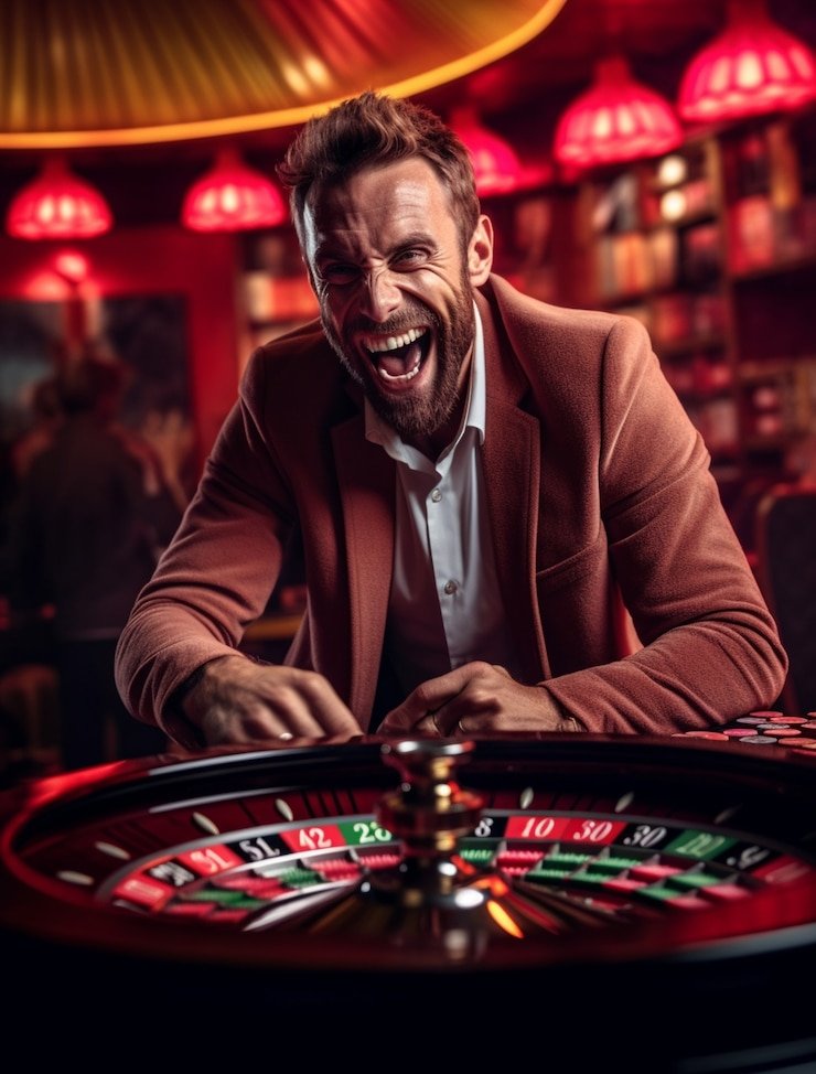 Auto Roulette spinning wheel and betting interface on macau303 login